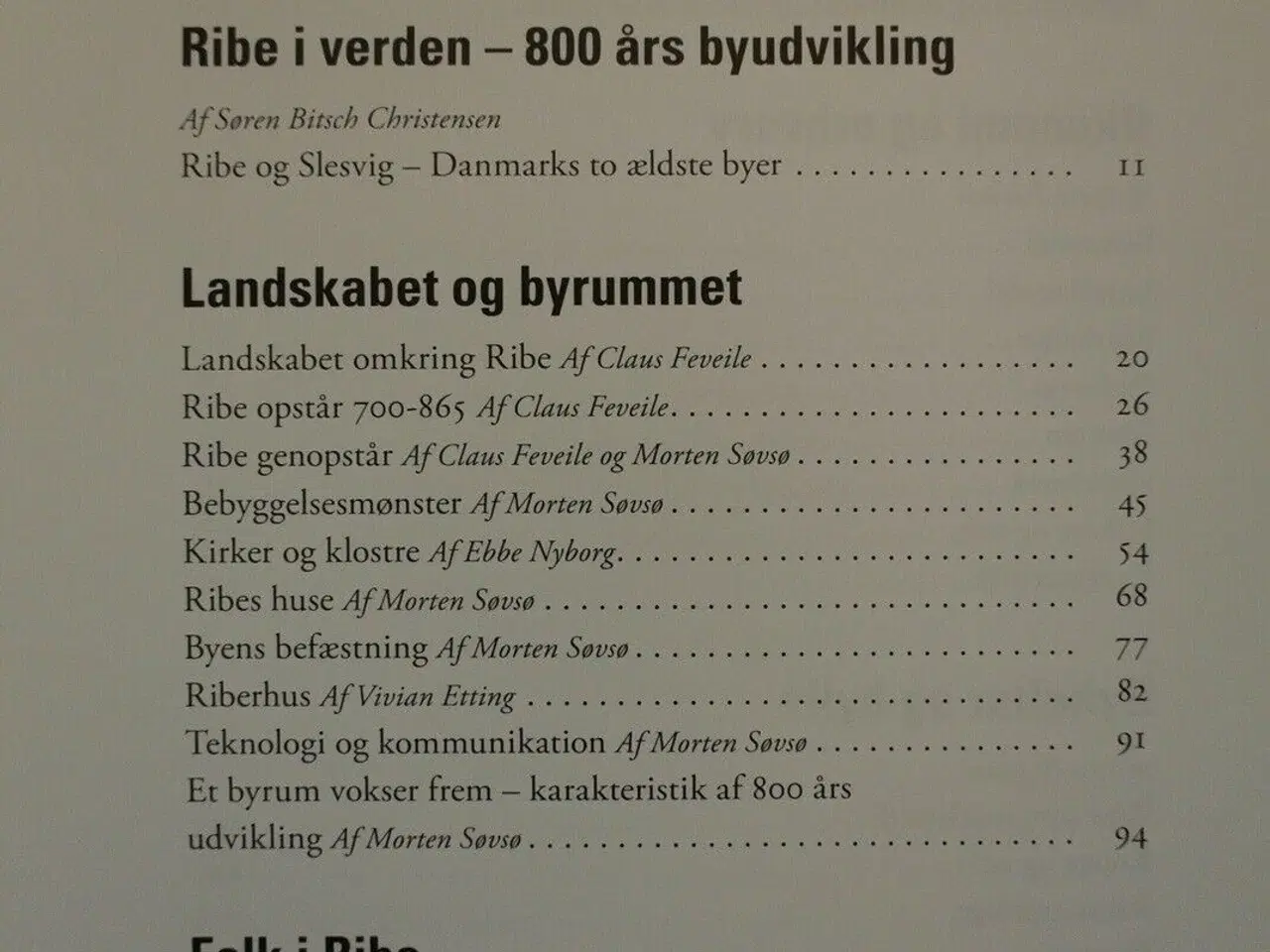 Billede 2 - ribe bys historie 1 710-1520, red. af søren bitsch