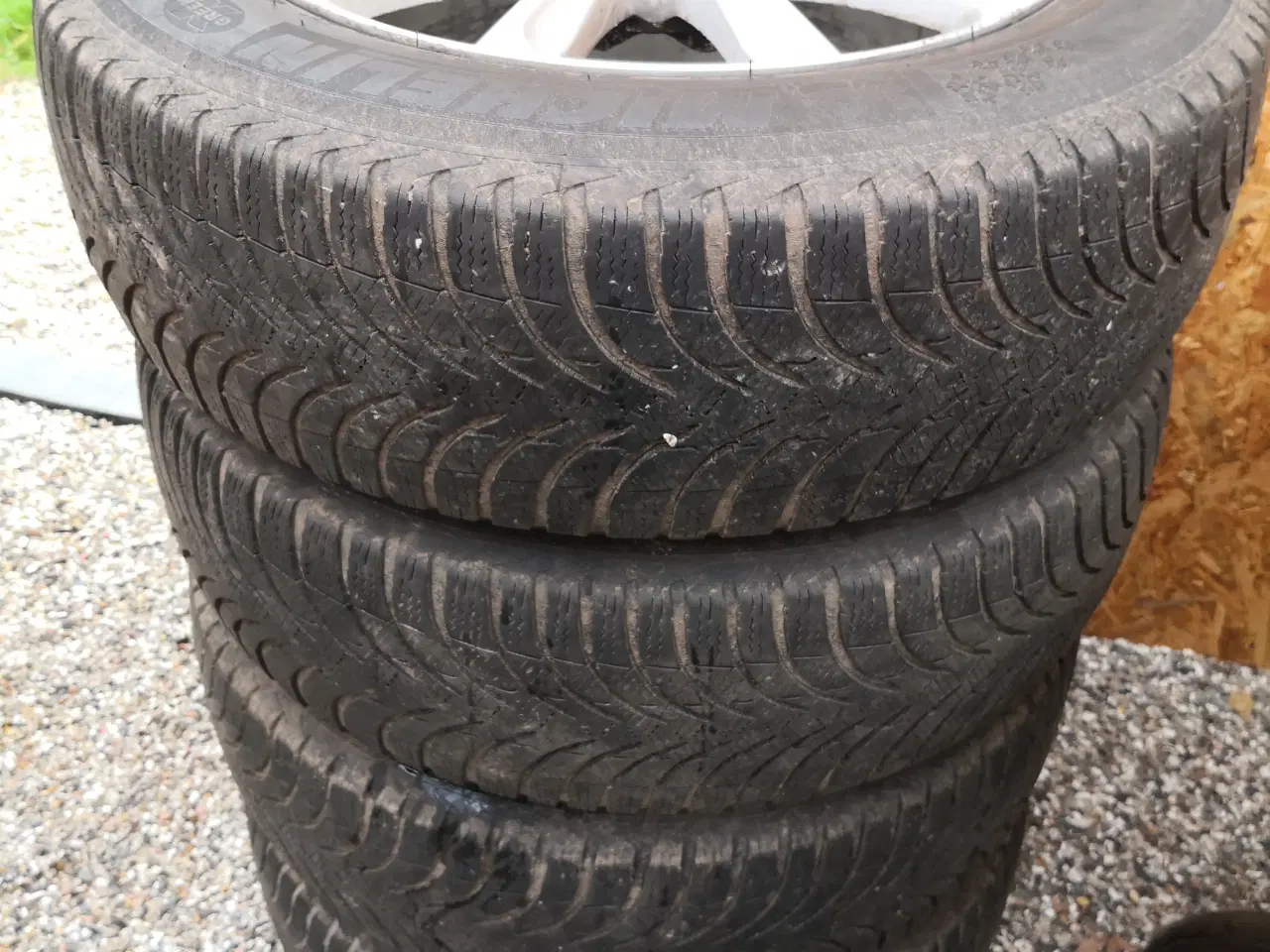 Billede 1 - 4 stk. Godkendt Vinterdæk på alufælge