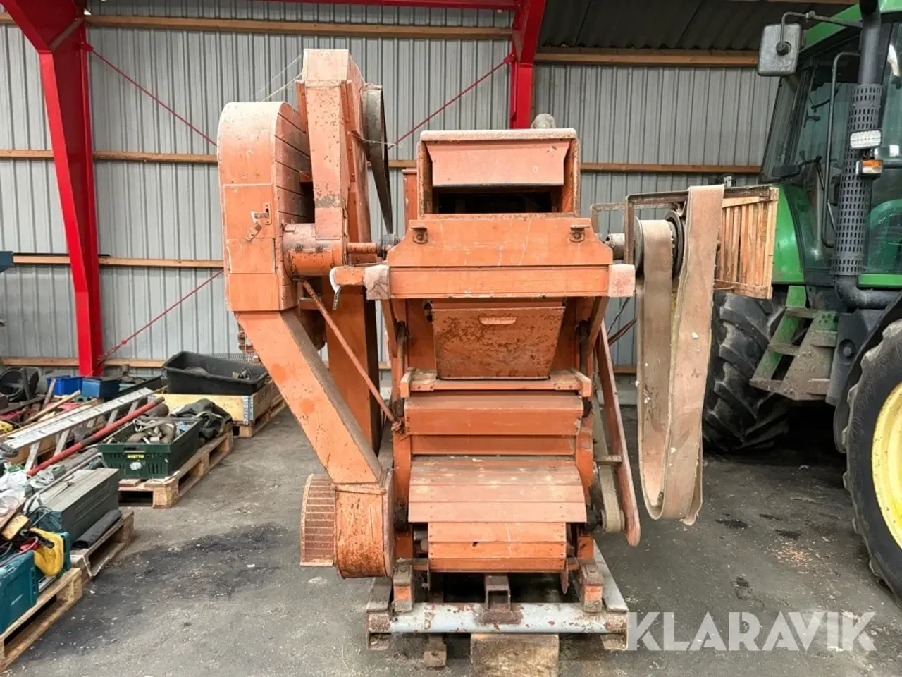 Billede 5 - Tærskeværk/kornrenser Roland - antik