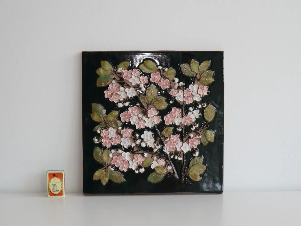 Billede 2 - Stort relief m kirsebærblomster af Aimo for Jie