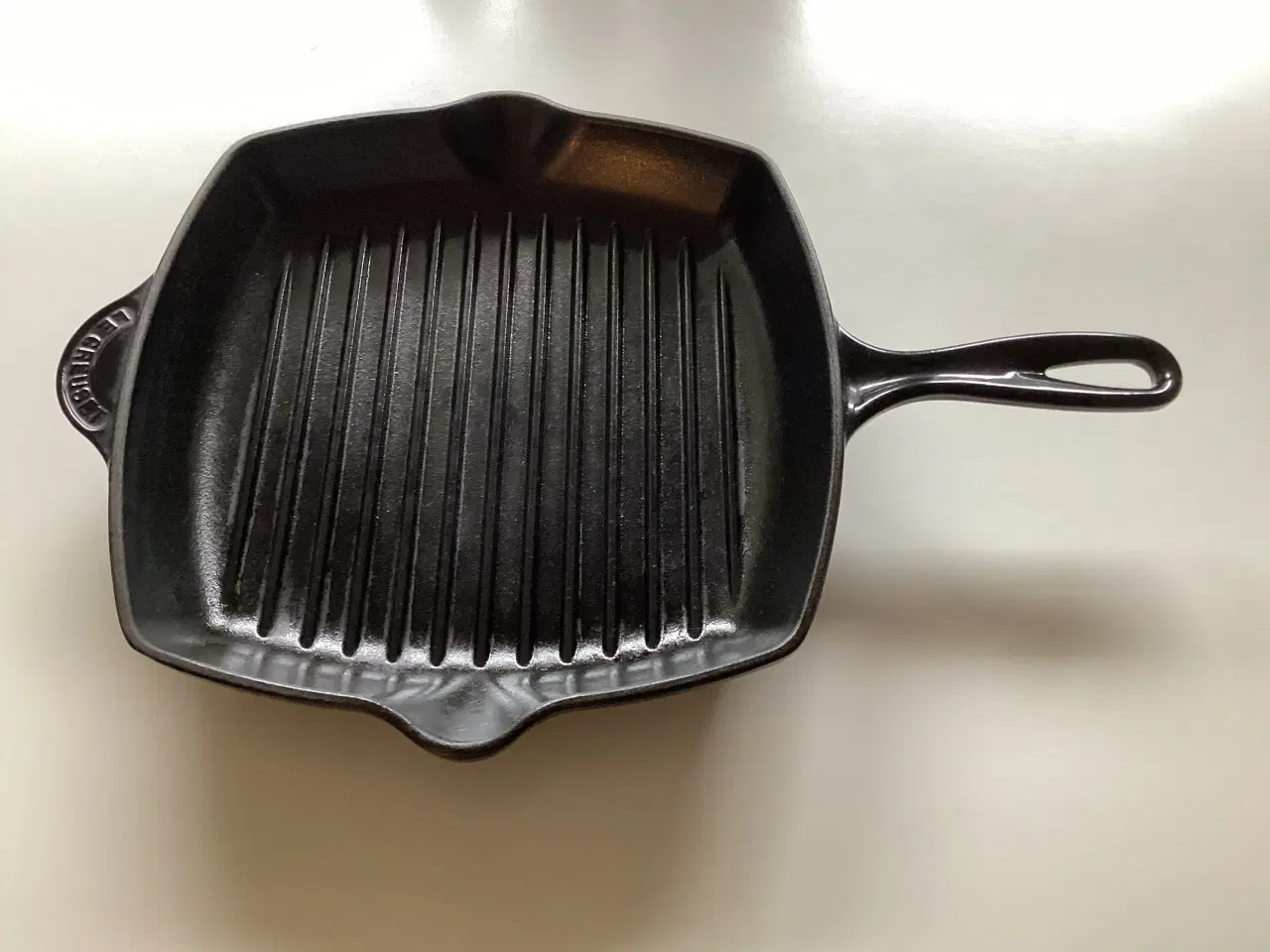 Billede 2 - Pæn og velholdt sort Le Creuset grillpande