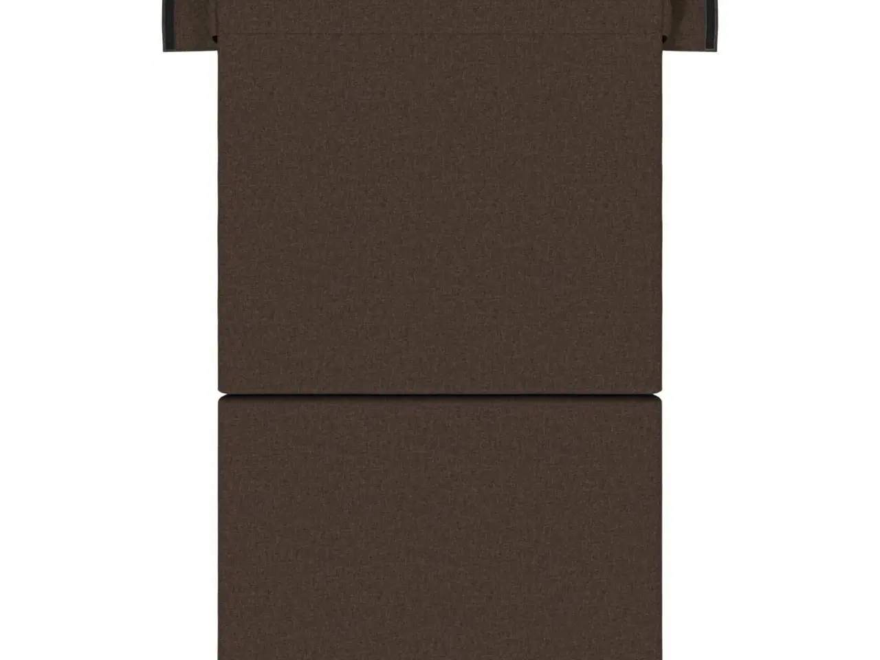 Billede 2 - Foldesofa seng Gråbrun 190 x 70 x 15 cm Stof