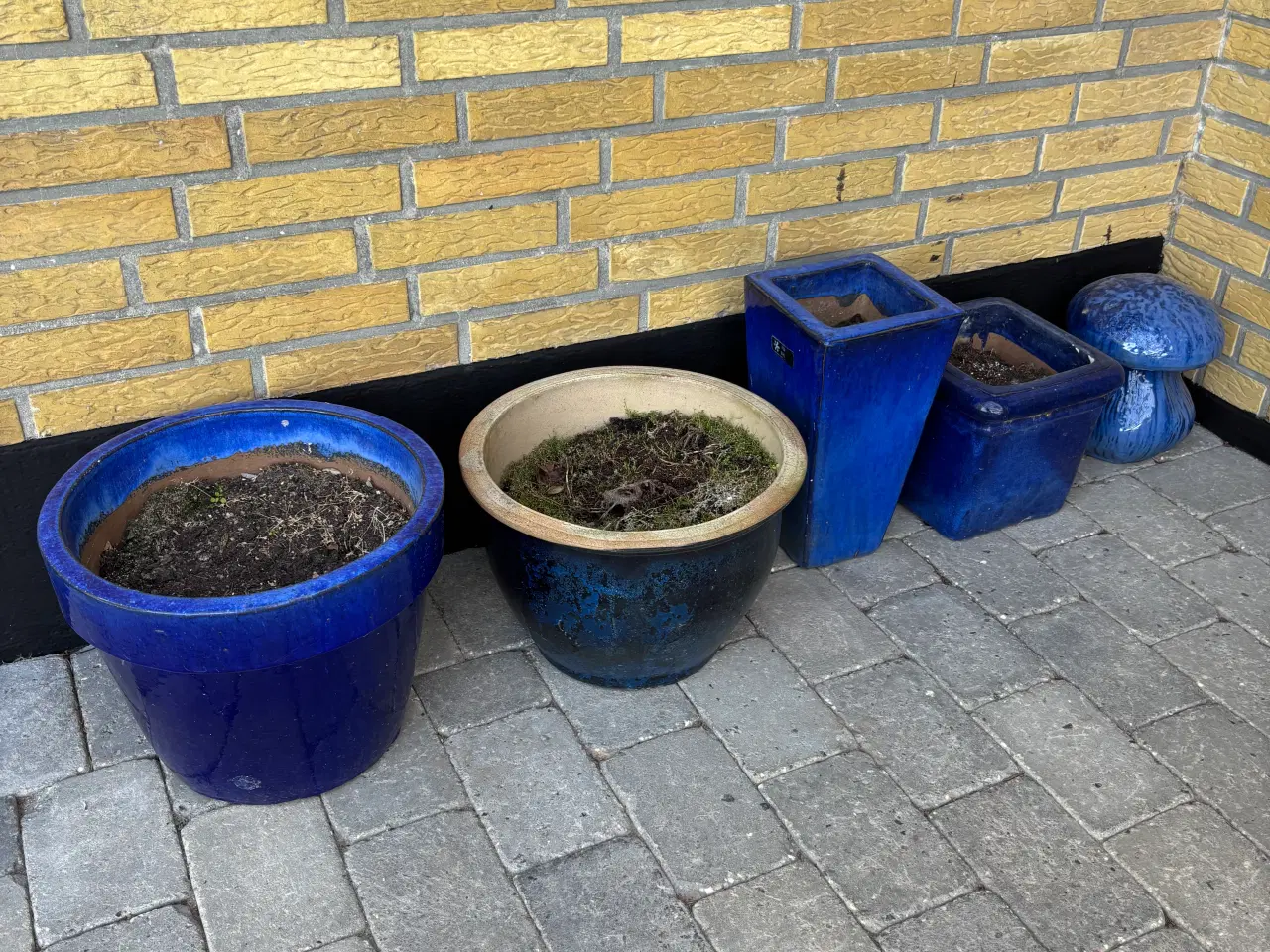 Billede 1 - Blå krukker
