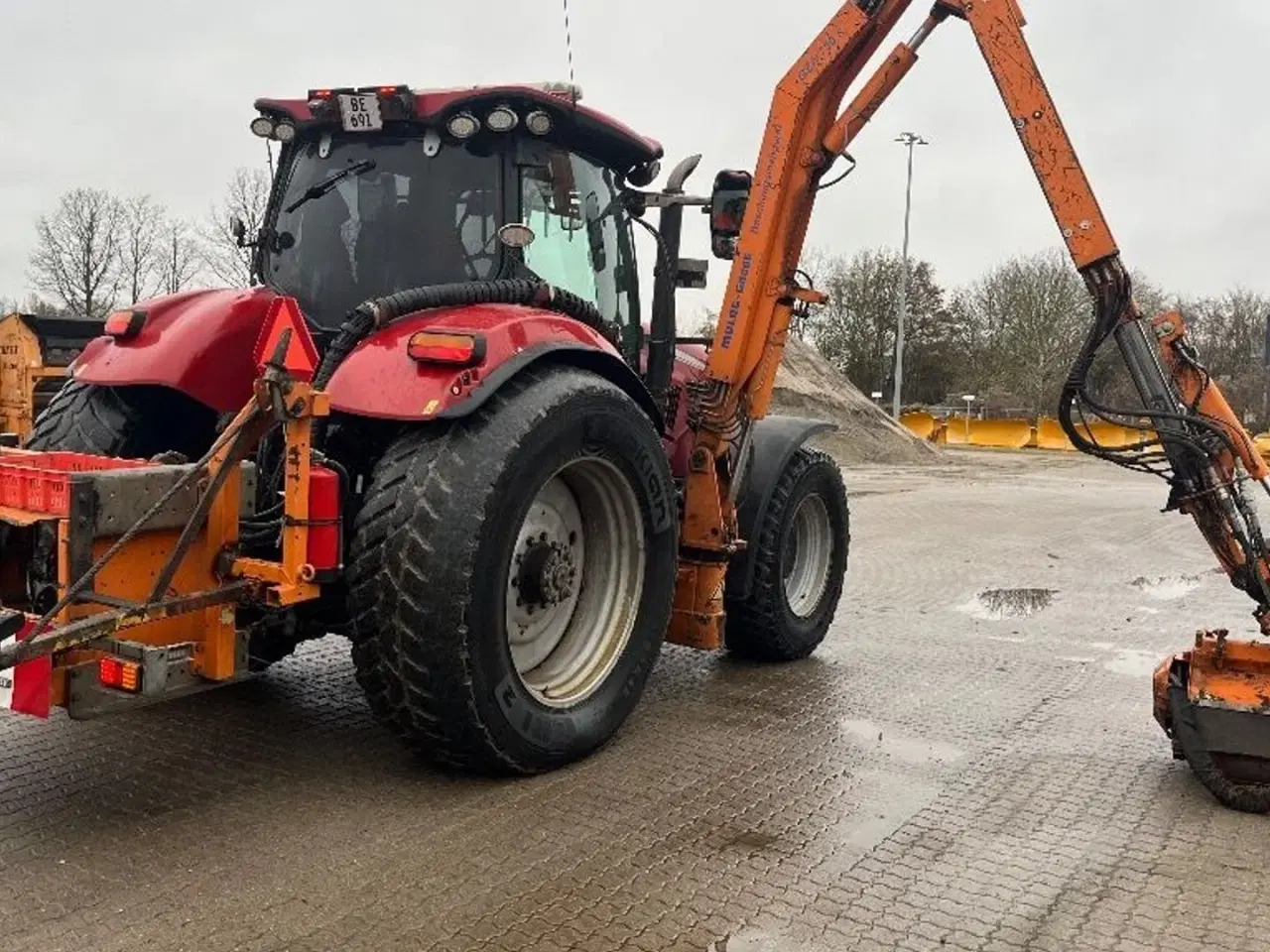 Billede 3 - Case IH PUMA 185 CVX Med landevejsdæk og MULAC græsklipper.