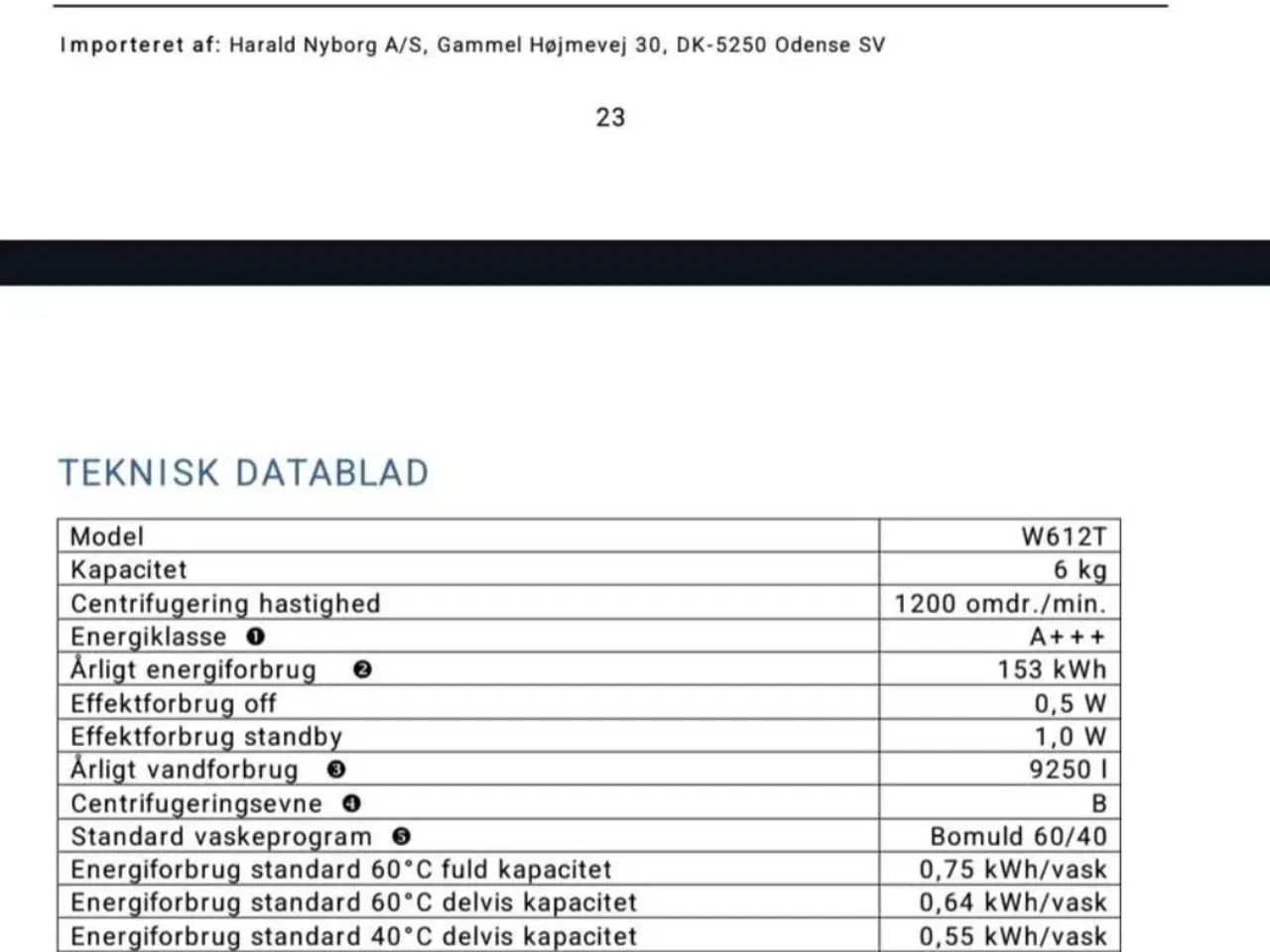 Billede 9 - Wasco Vaskemaskine topbetjent VL612T 6kg