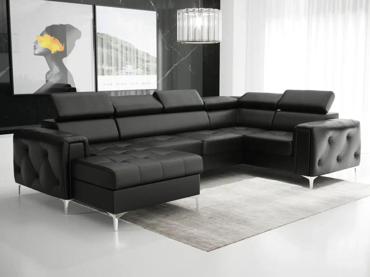 Billede 10 - ORIONIS MAX III HJØRNESOFA MED SOVEFUNKTION 165x320x185 CM