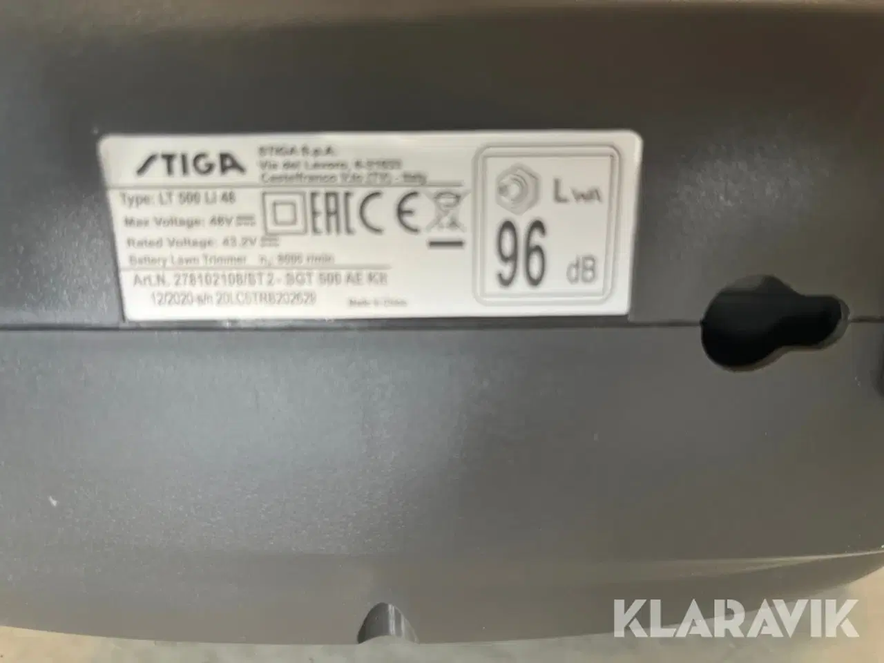 Billede 8 - Græstrimmer Stiga SGT 500 AE med batteri og lader