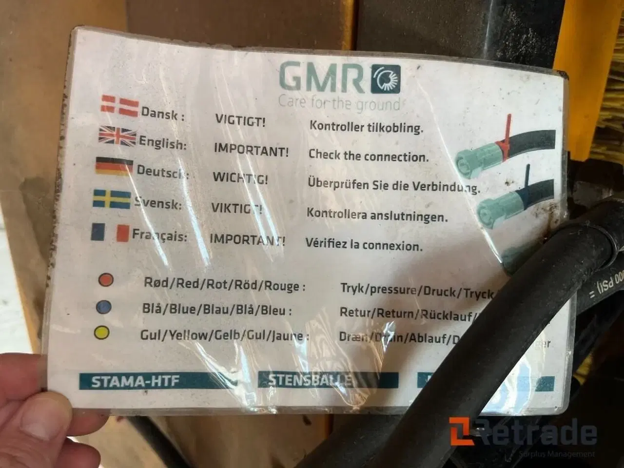 Billede 5 - Stensballe GMR HF1500 hydraulisk kost