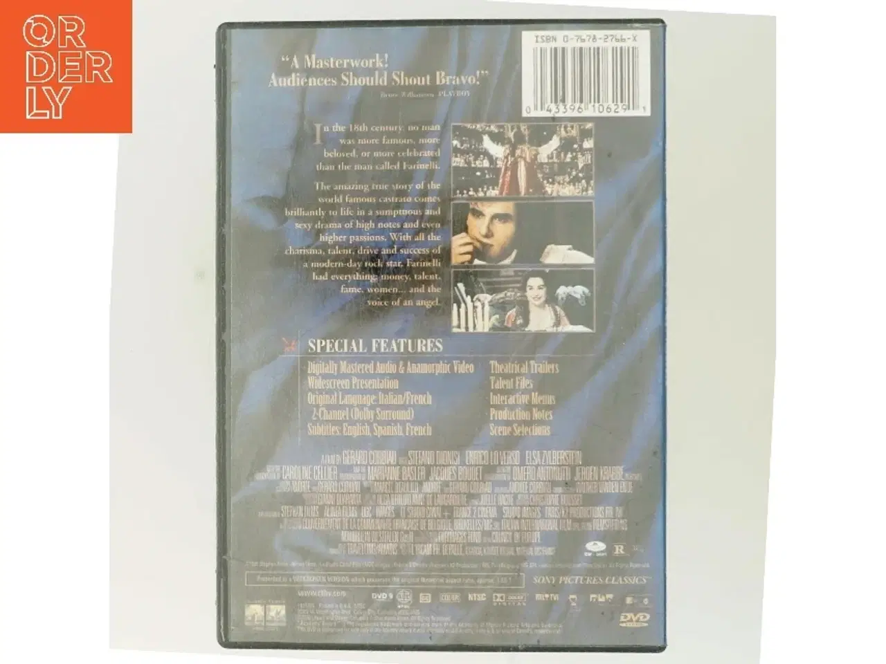 Billede 3 - Farinelli med Gerard Corbiau (DVD)