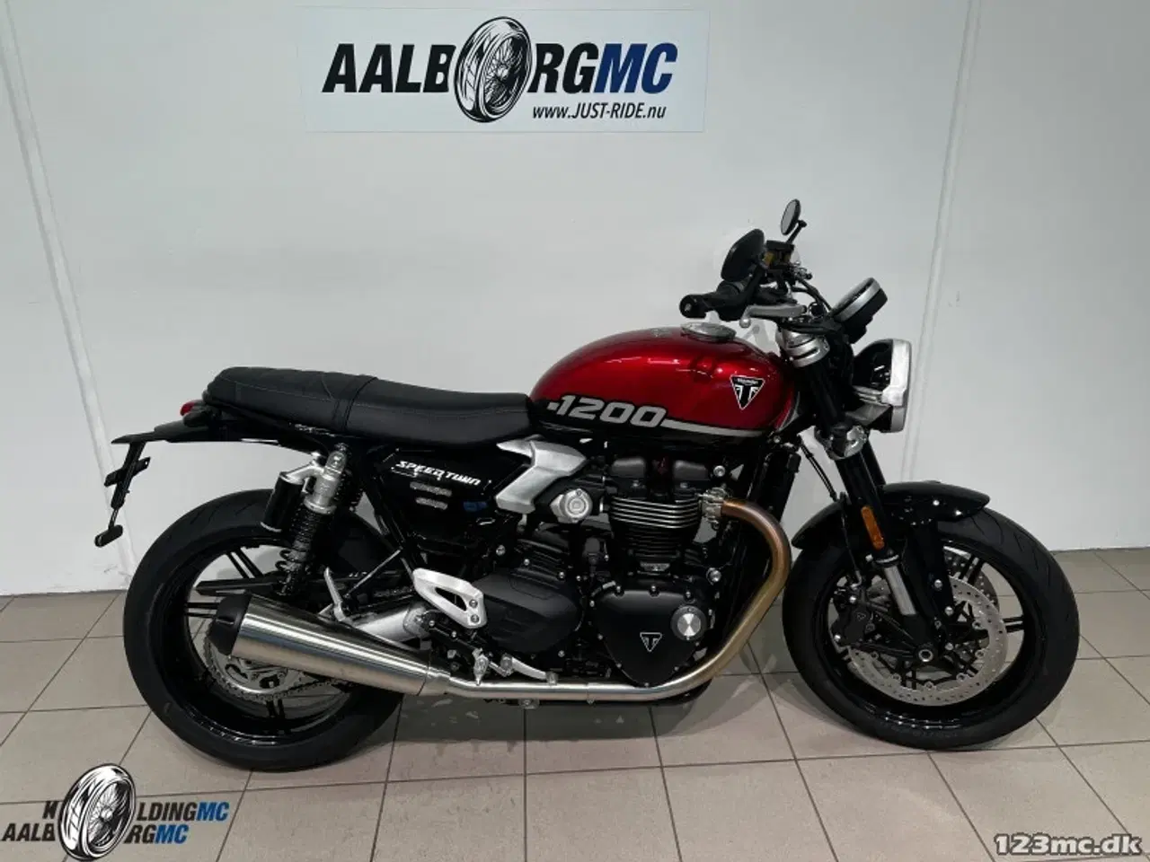 Billede 1 - Triumph Speed Twin 1200 Carnival Red / Sapphire Black