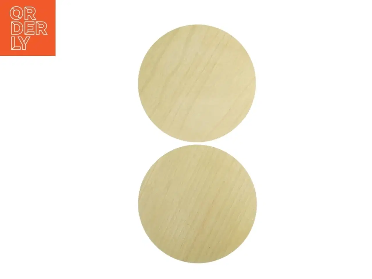 Billede 2 - Rundt sidebord med to hylder