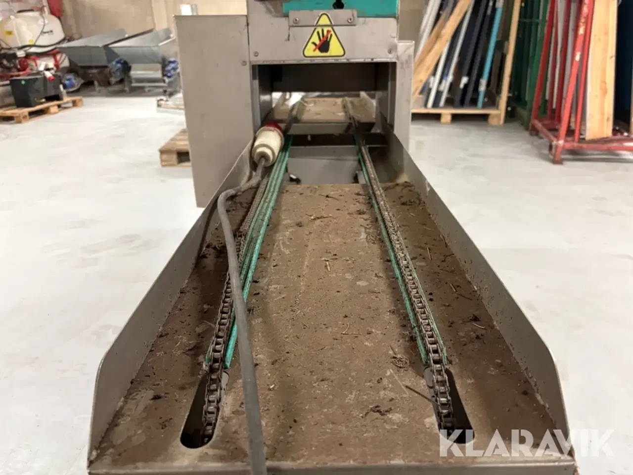 Billede 9 - Vaskemaskine, sorteringsvogn og håndteringsrør Kokkedals GP vask 3 maskiner