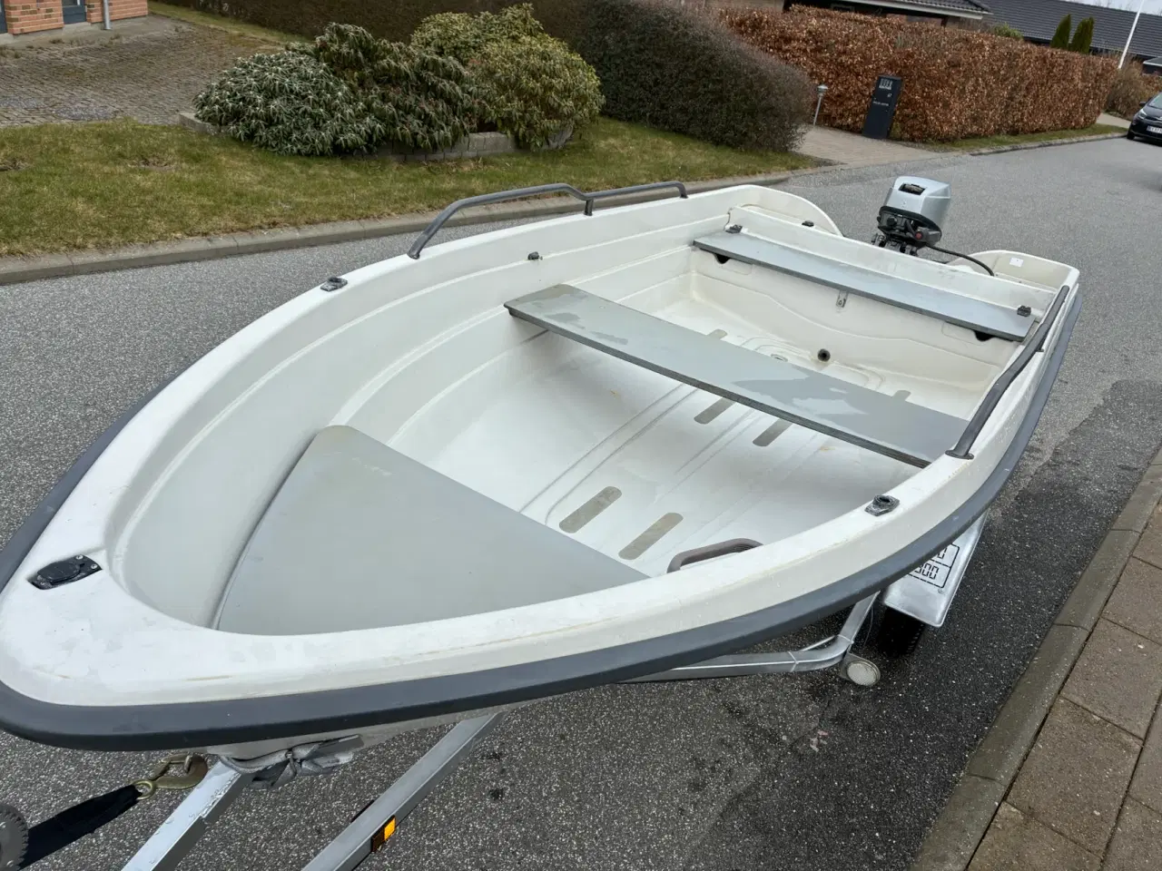 Billede 6 - Terhi jolle m. 15 hk Mariner + indreg. trailer