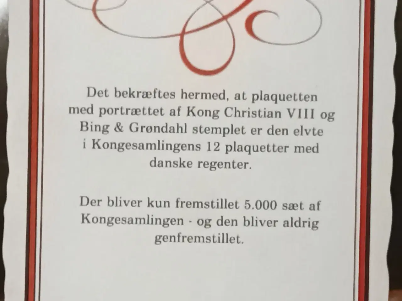 Billede 1 - Bing & Grøndahl "Kongesamlingen" – 7 smukke platte