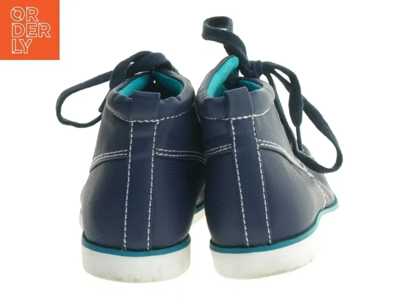 Billede 4 - Blå børnestøvler i størrelse 35 (str. 35 )