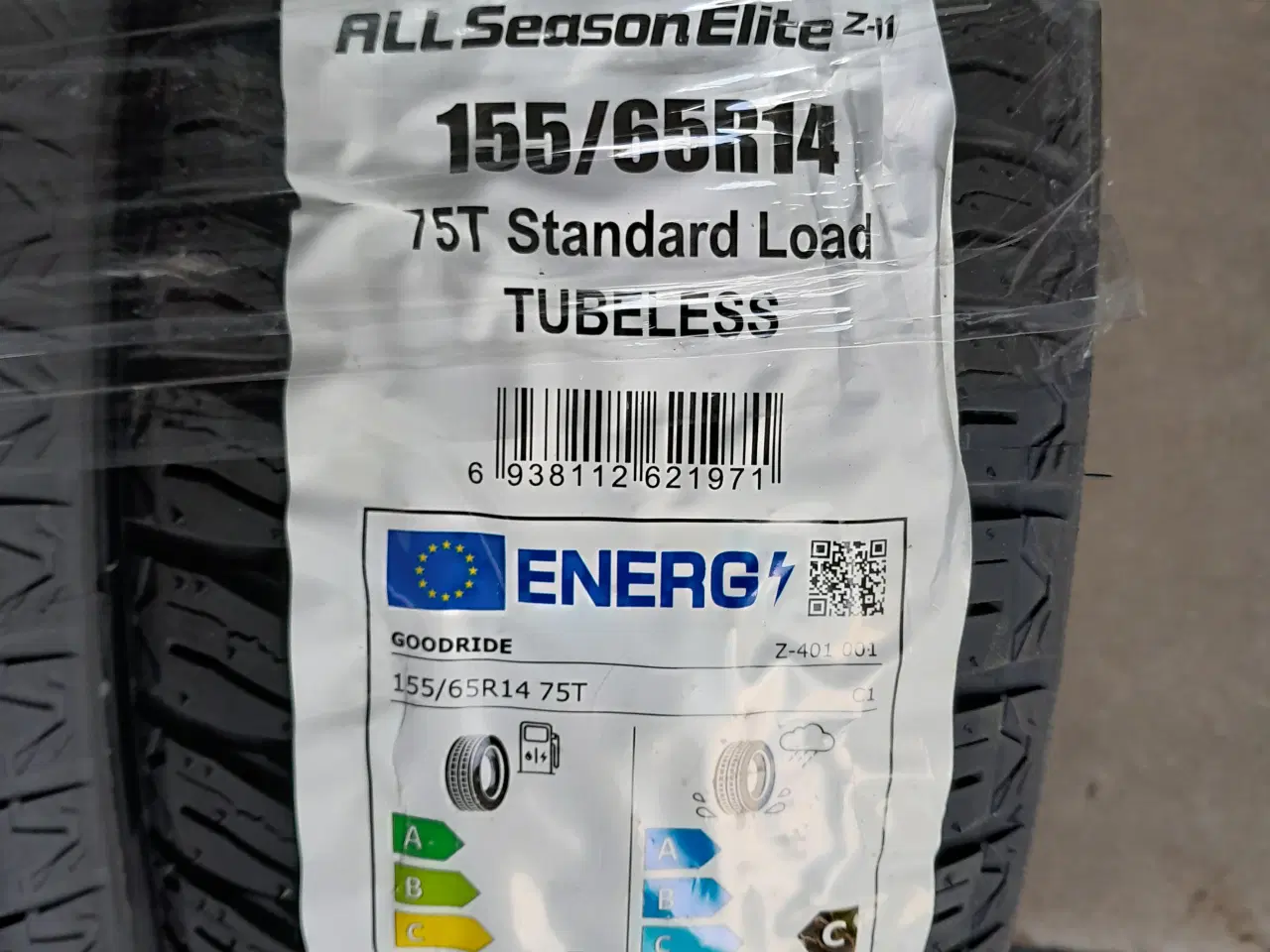 Billede 3 - 155/65R14 Goodride Helårsdæk NY