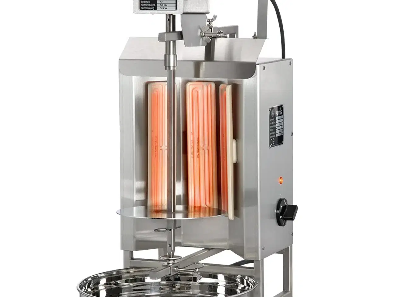 Billede 1 -  Kebab & Shawarma grill til el – 7 kg kød