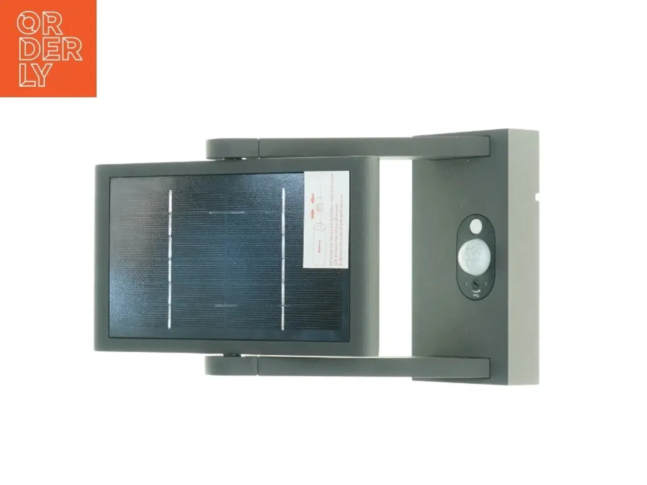 Billede 3 - Udendørs solcellelampe med bevægelsessensor (str. 23, x 16 cm)