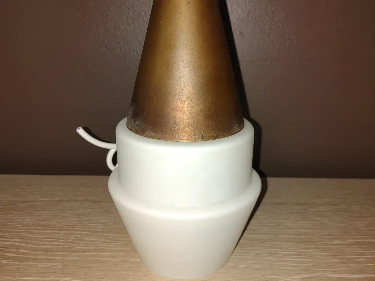Billede 1 - Flot loftpendel i mat glas