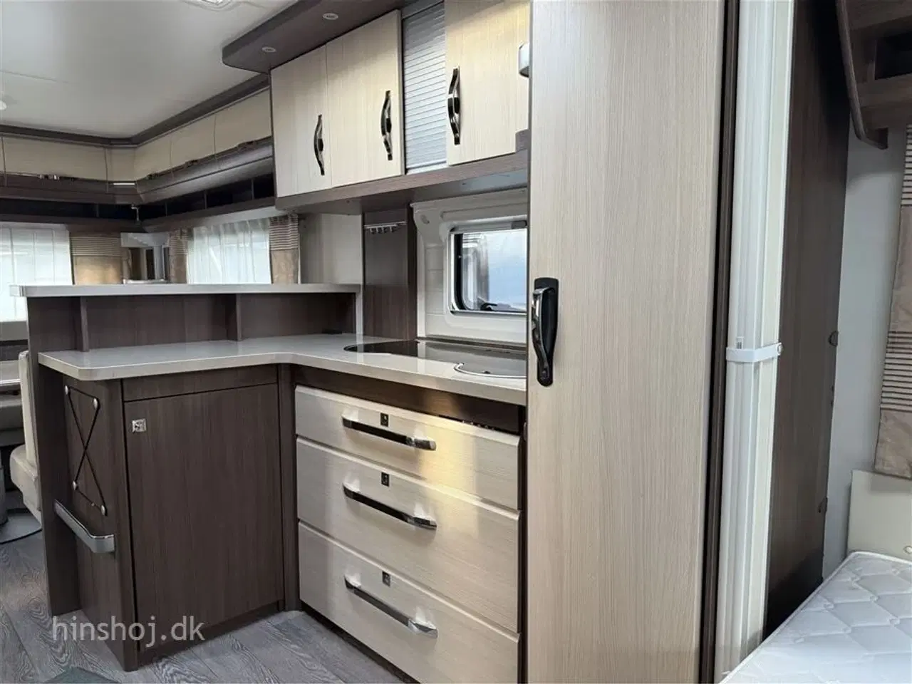 Billede 7 - 2017 - Hobby Prestige 620 CL   Lækker enkeltsengsvogn med sengeudvidelse fra Hinshøj Caravan A/S