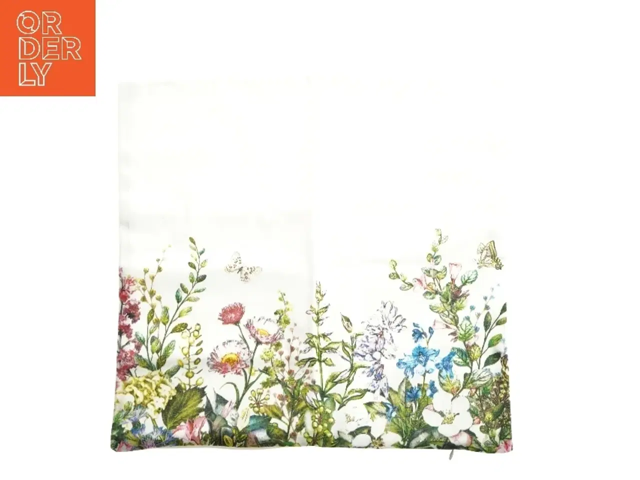 Billede 2 - Blomstrede Pudebetræk (str. 45x43 cm)