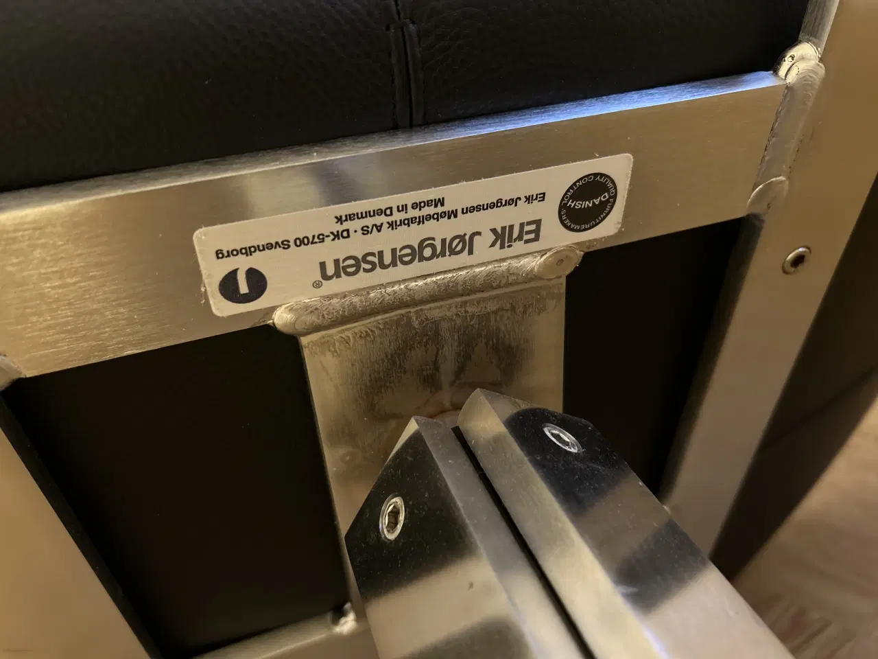 Billede 11 - Poul M. Volther Coronastol i sort omni læder.