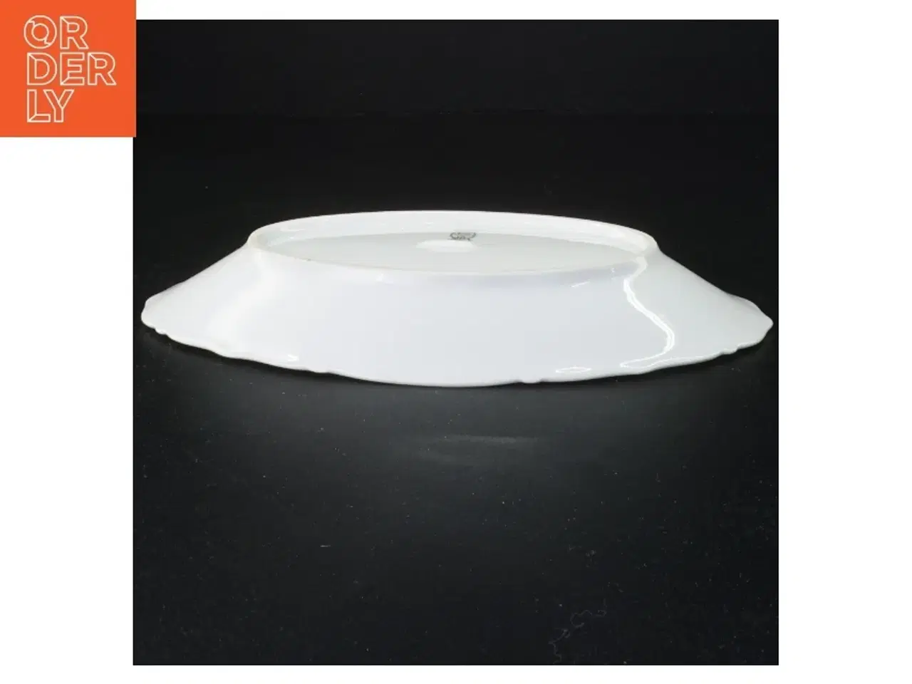 Billede 2 - Porselænsfad med blomsterdekoration fra Bavaria (str. 25 x 14 cm)