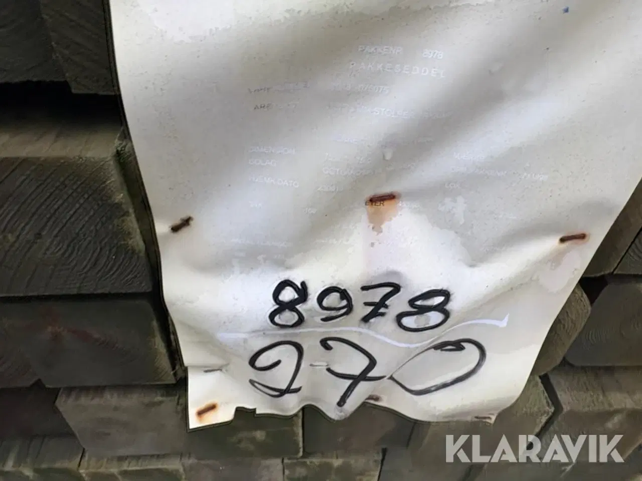 Billede 8 - Trykimprægnerede stolper 168 styk