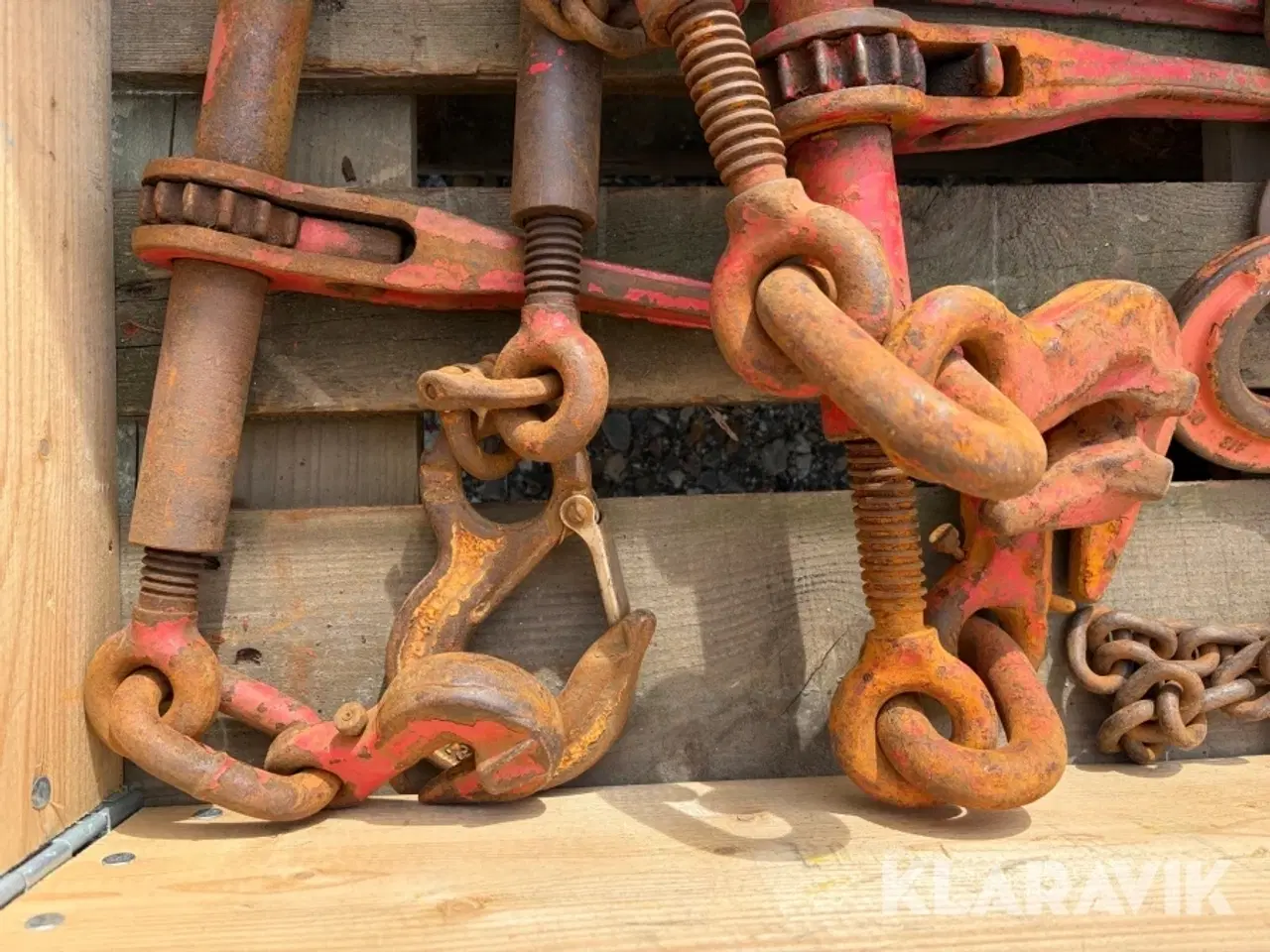 Billede 4 - Surringsskralder og kædeslængder samlet lot