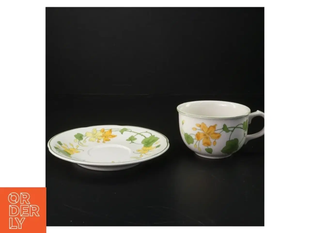 Billede 2 - Porcelæn kopper med underkopper fra Villeroy & Boch (str. Ø. 17,5 cm. h. 7 cm. ø. 11 cm)