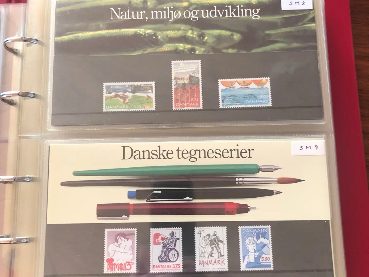Billede 4 - Danmark postfriske souvenirmapper