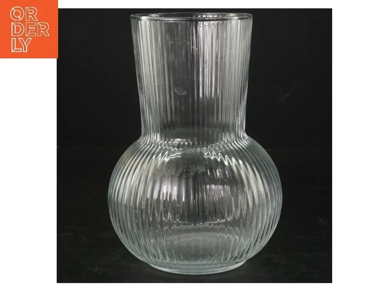 Billede 1 - Glasvase (str. H. 17 cm)