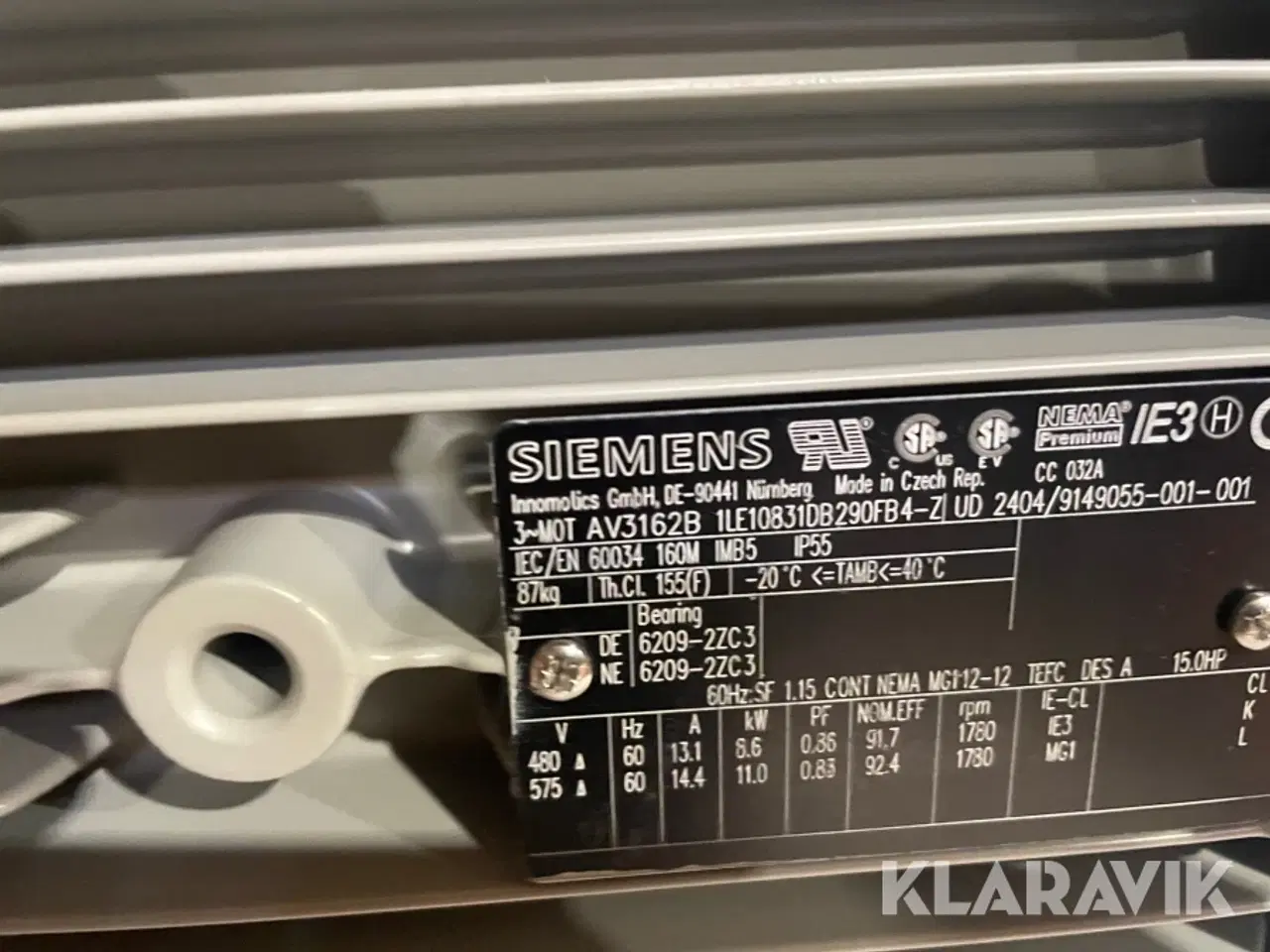 Billede 7 - Elektrisk motor Siemens 3-mot