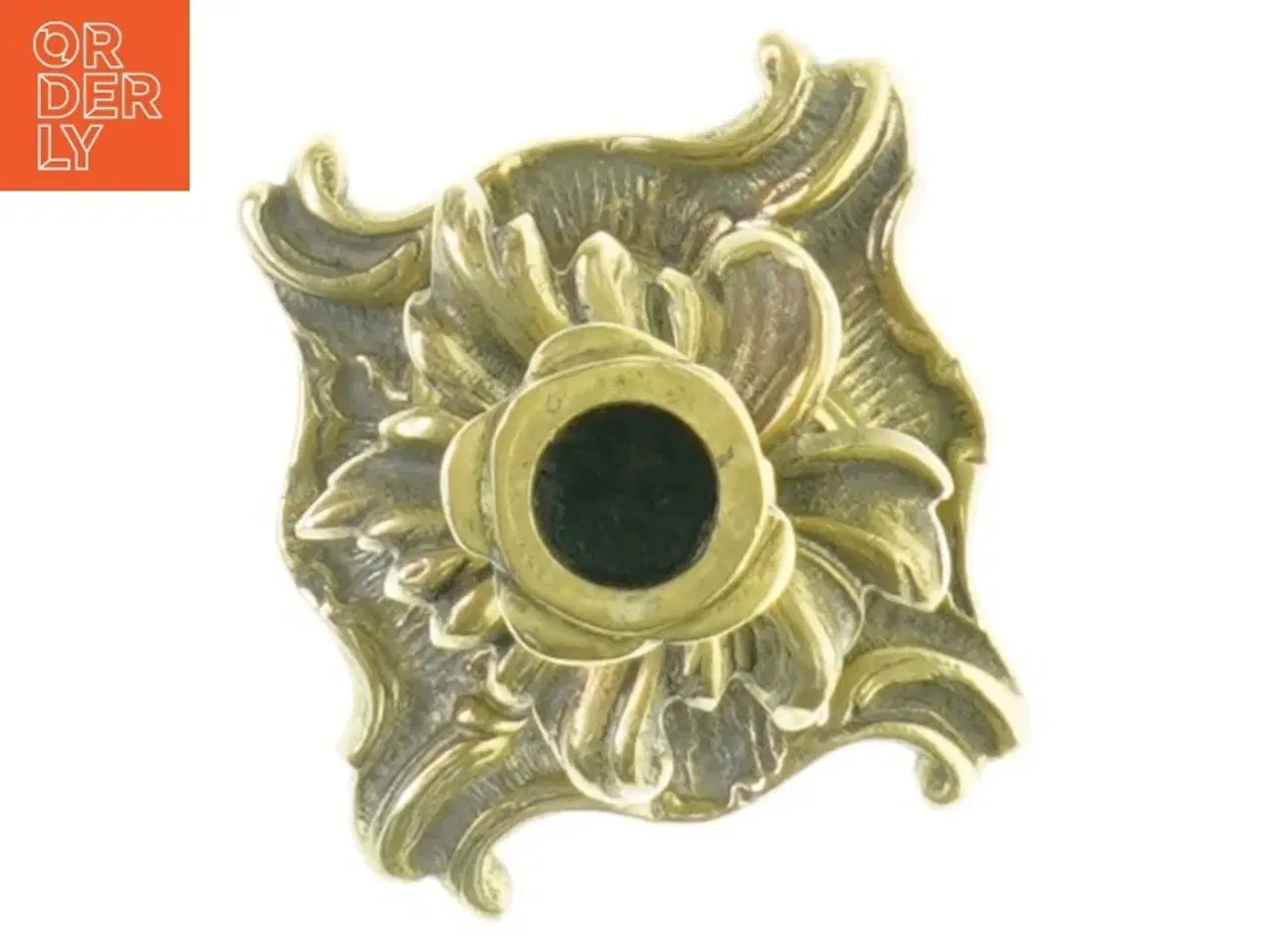 Billede 3 - Messing lysestage (str. 9 x 9 cm)