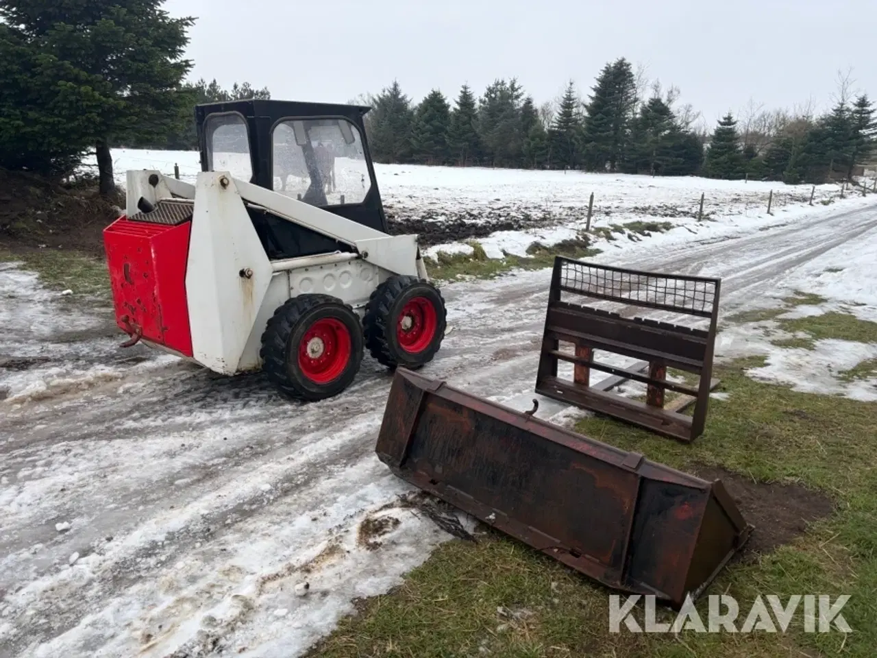 Billede 5 - Minilæsser Bobcat 721 med tilbehør