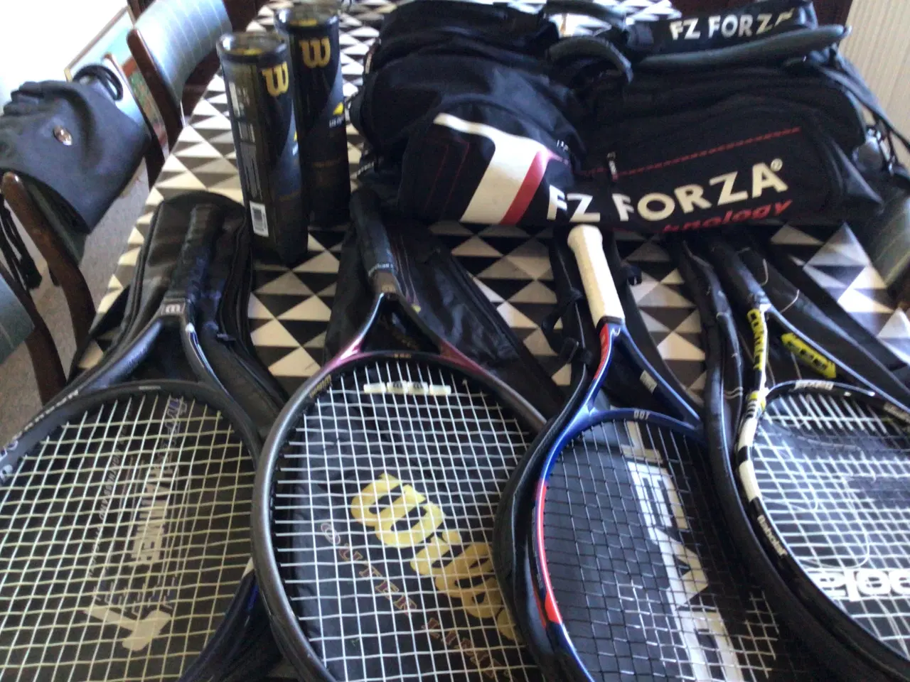 Billede 3 - Forza sportstaske og 4 tennisketsjere