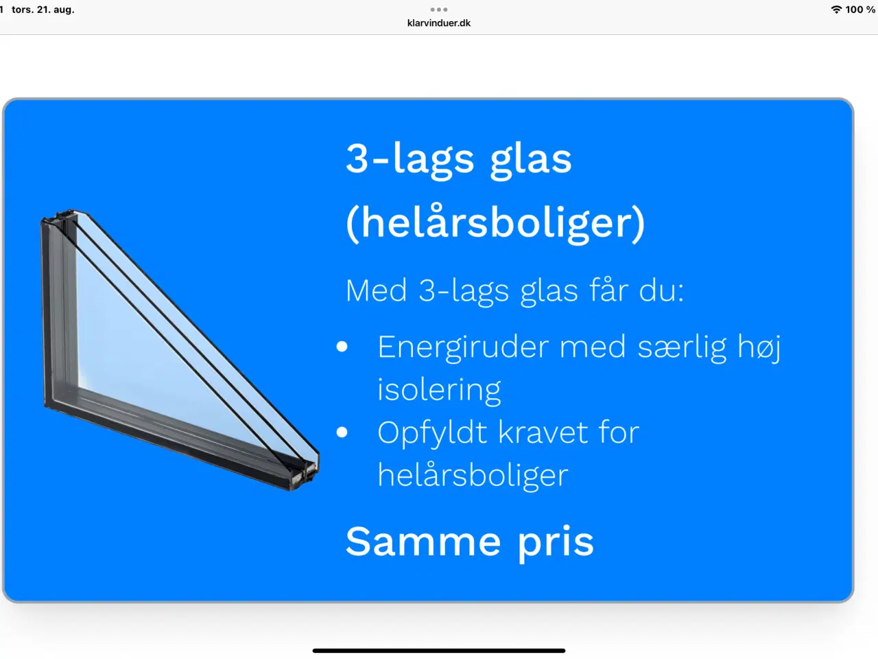 Billede 6 - BILLIGE! Nye vindue 2 stk. Træ/Alu med 3 lags glas