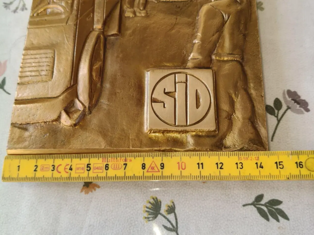 Billede 2 - super flot relief af havne arbejder med SID logo