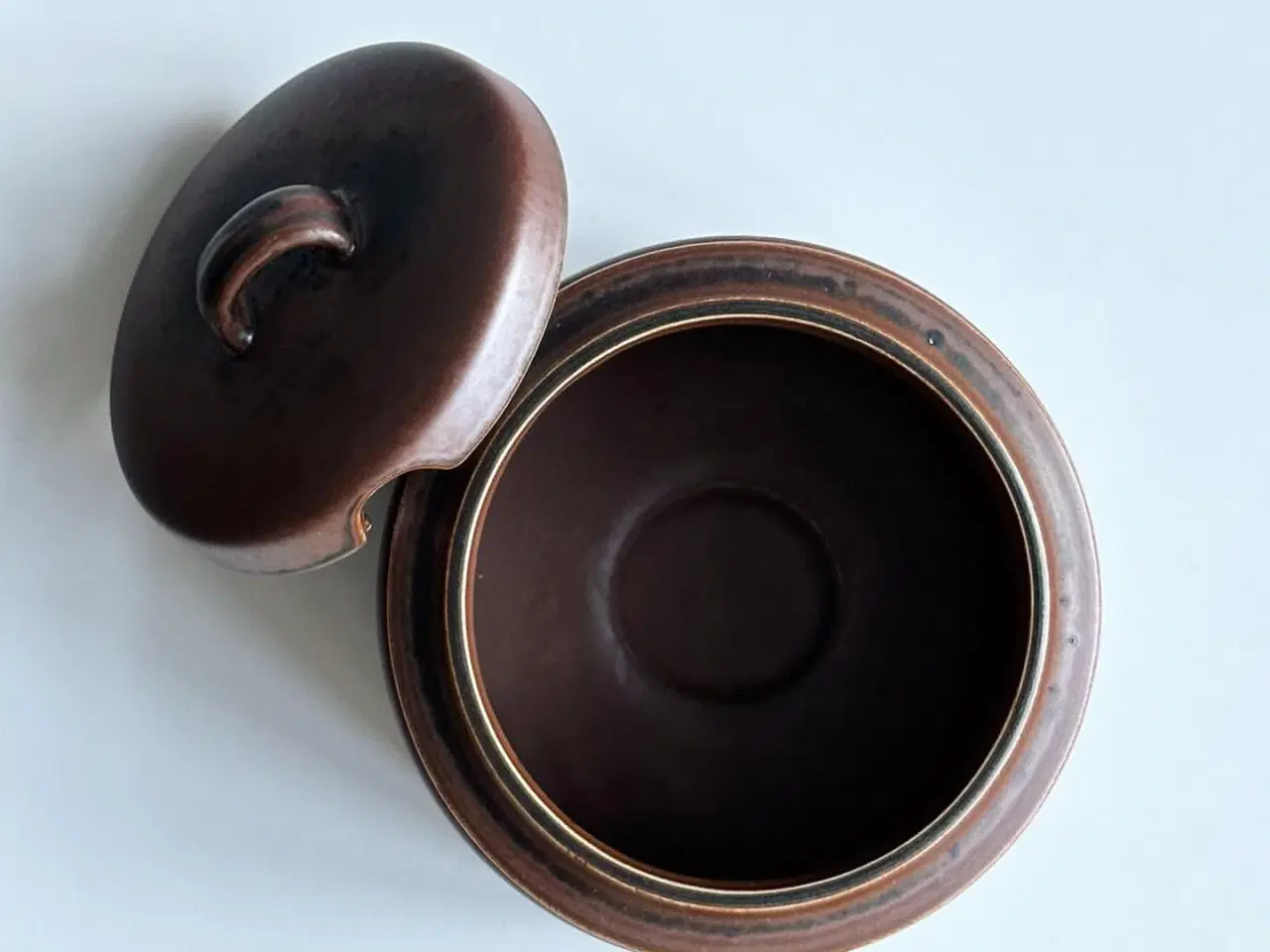 Billede 5 - Arabia Ruska, terrin, låg m hul til ske