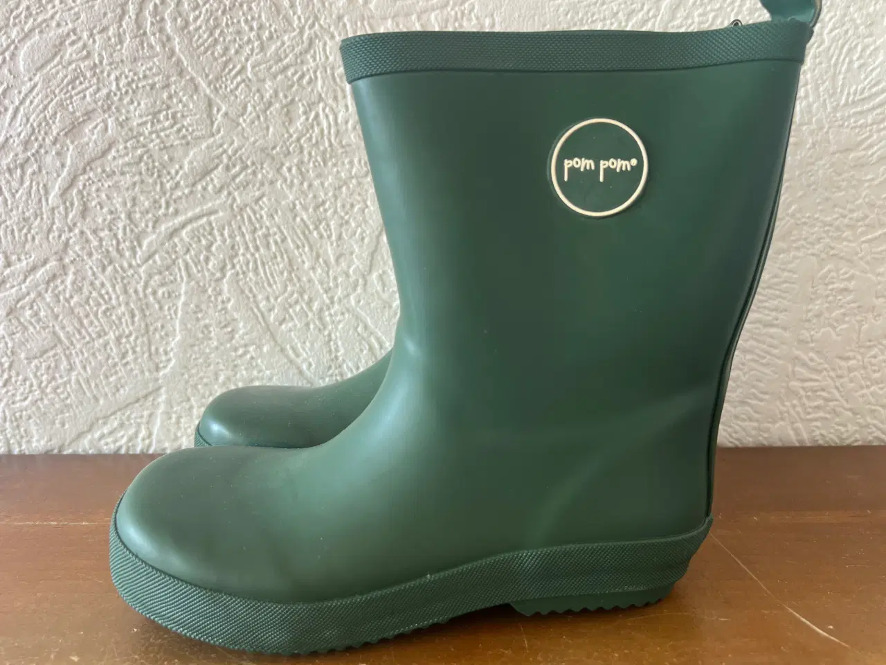 Billede 4 - Nye  PomPom Grønne Gummistøvler. Str. 31