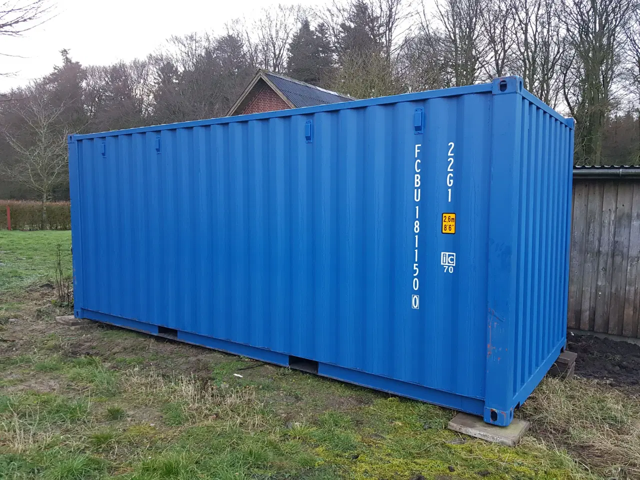 Billede 1 - Container I blå sælges 20 Fod