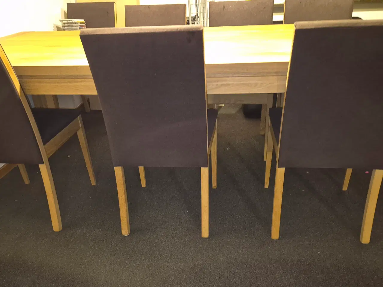 Billede 4 - 12 personers massiv egetræs bord