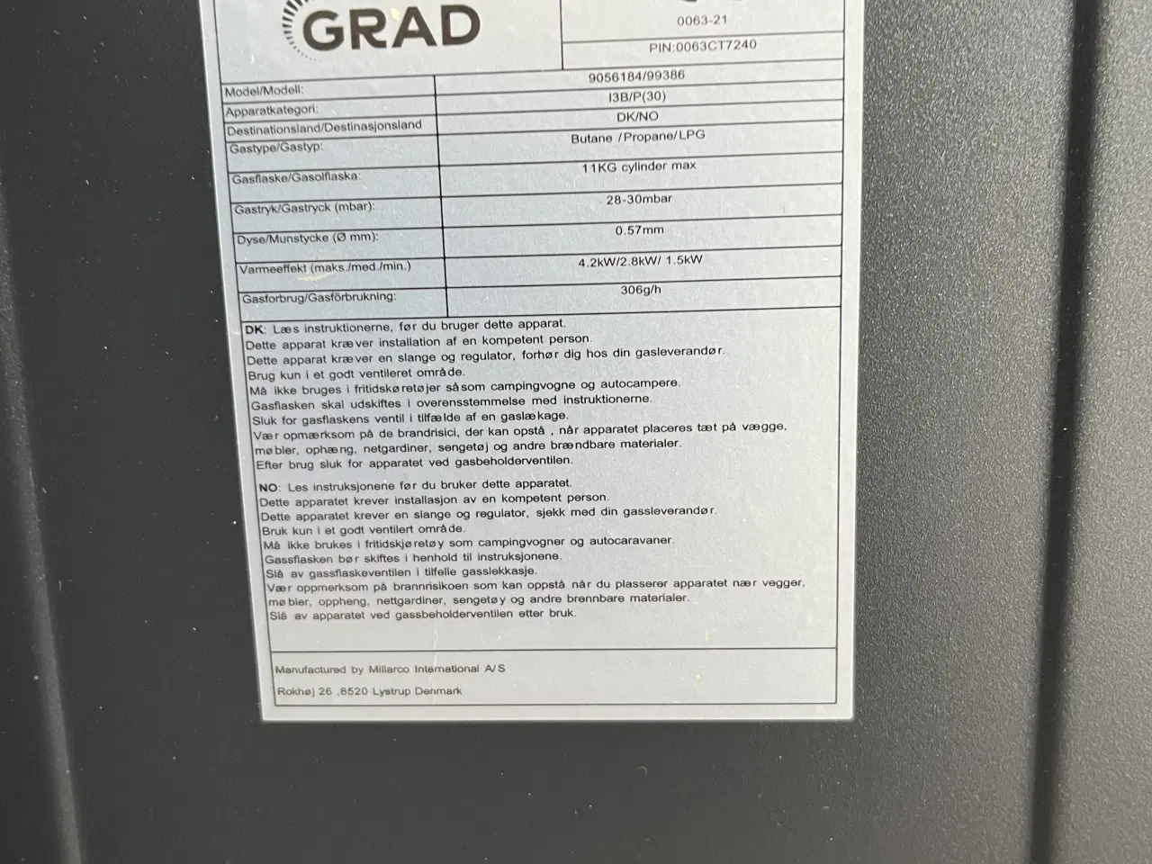 Billede 3 - Gasvarmeovn og gasflaske