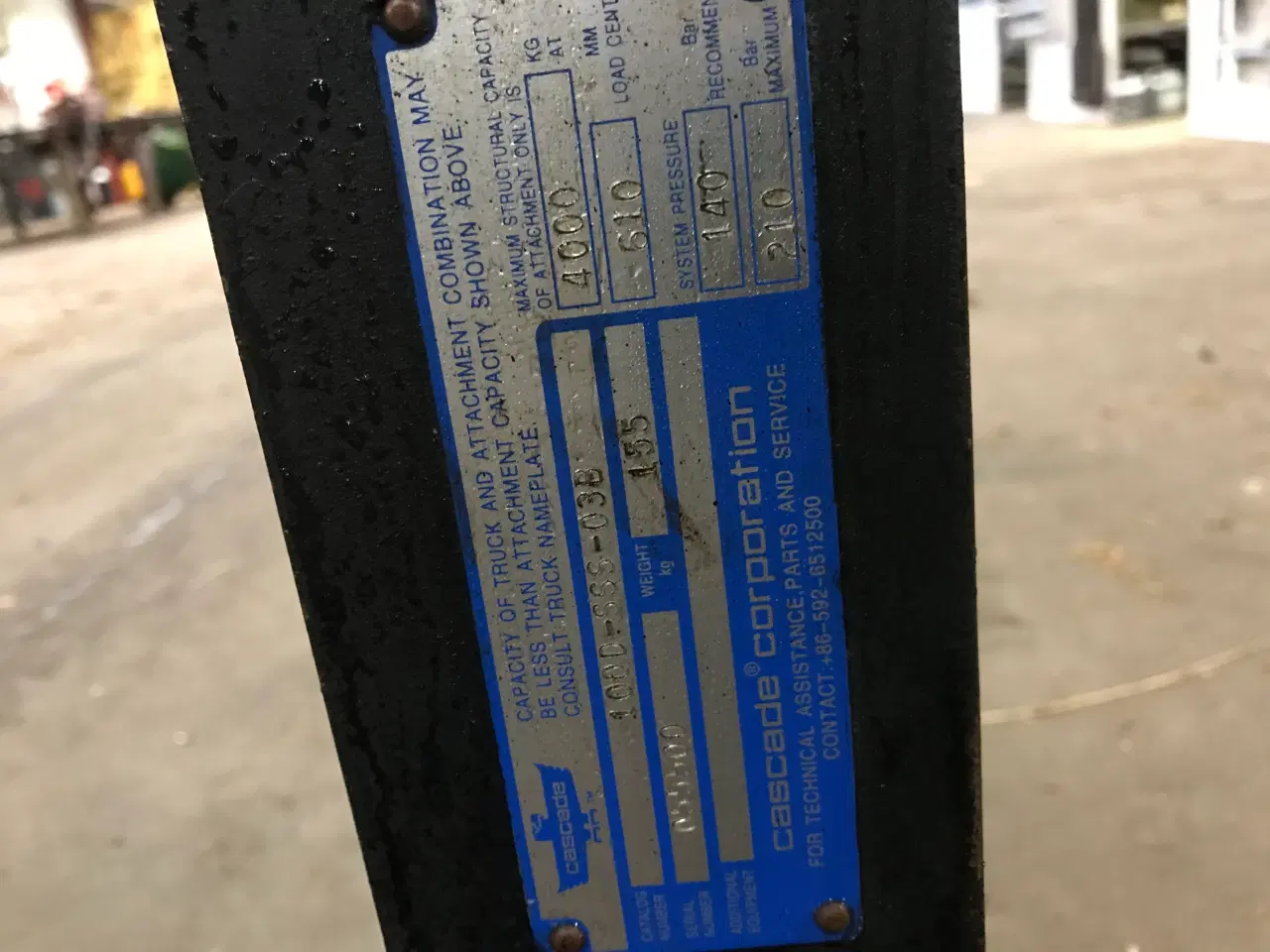 Billede 4 - Pallegafler med hydraulisk sideforskydning