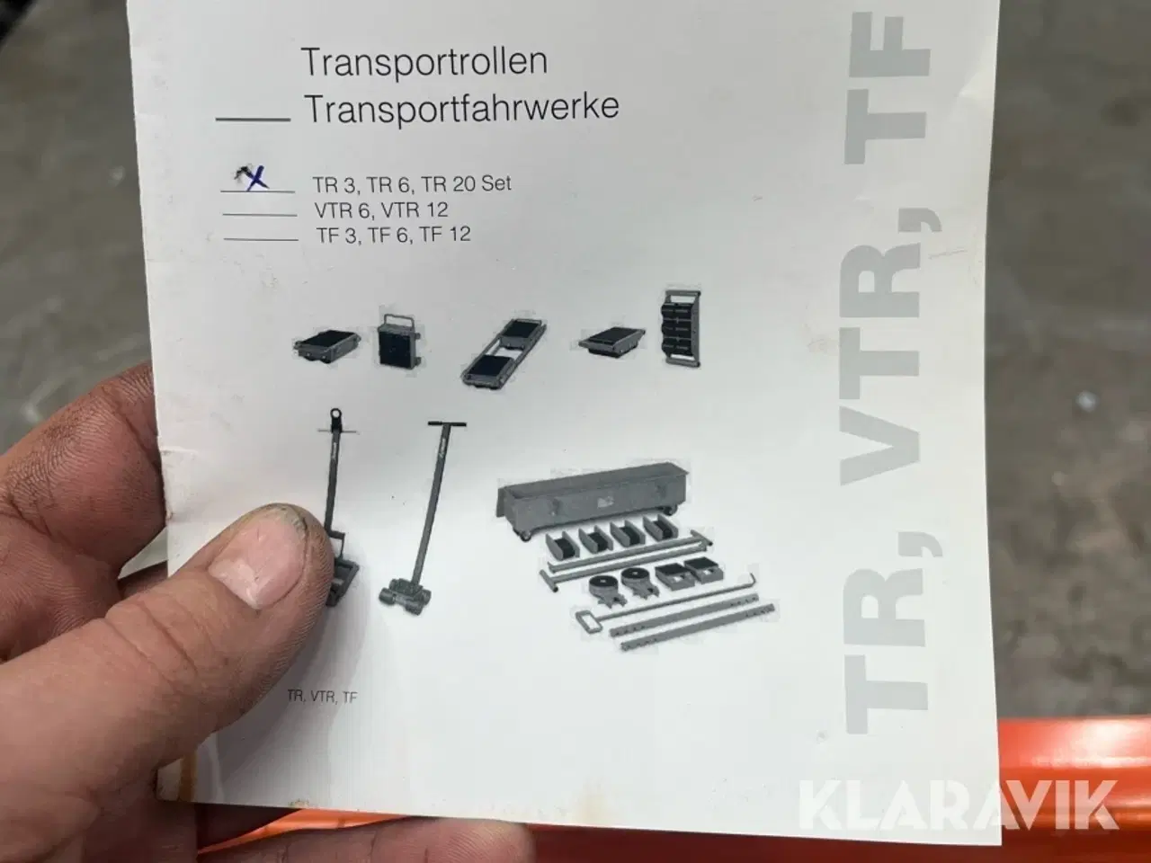 Billede 2 - Transport rullesæt Unicraft Tr20
