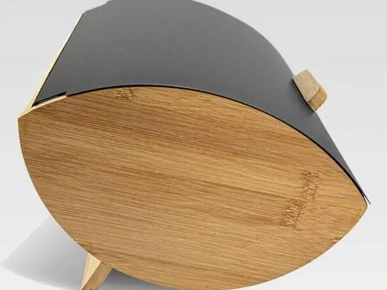 Billede 4 - Brødkasse Maestro MR-1775 – bambus og sort metal