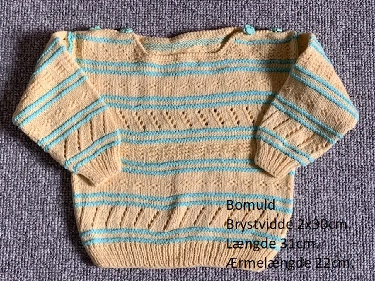 Billede 1 - Hjemmestrik - bluse - ubrugt - str. 1 - 1½ år