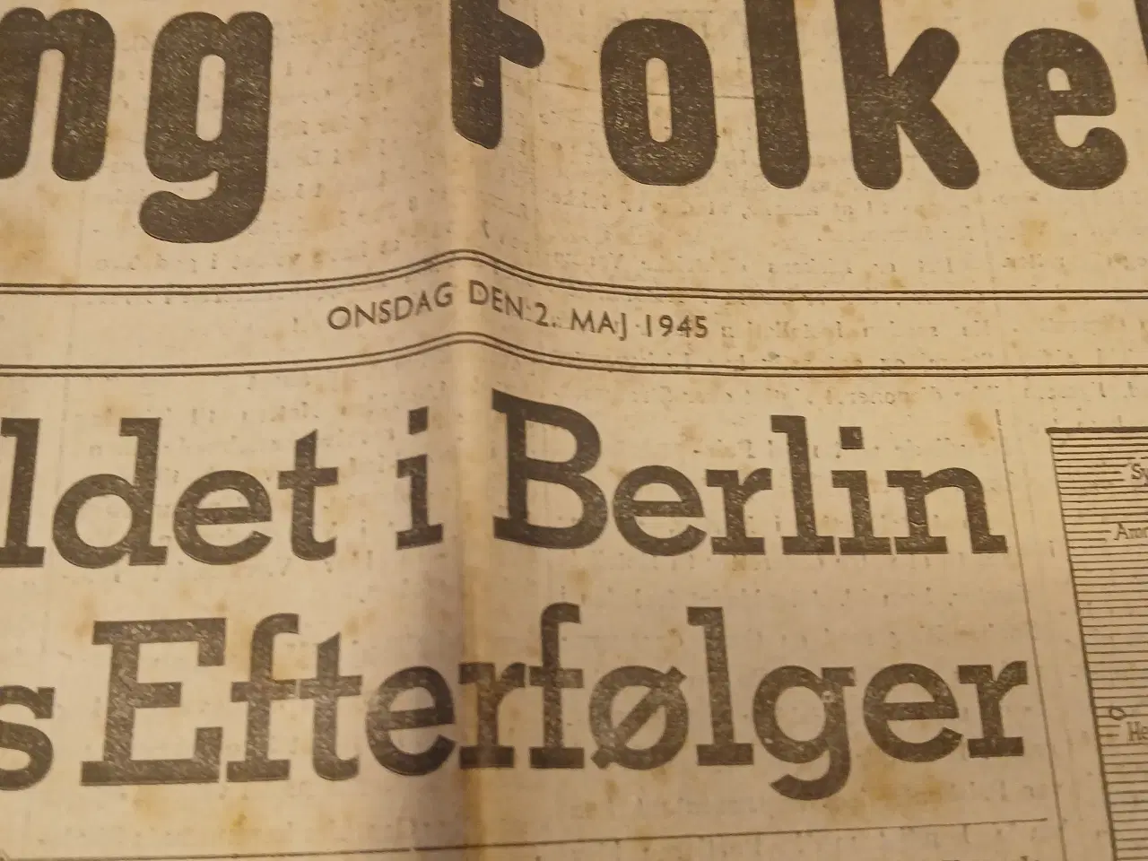 Billede 2 - Kolding Folkeblad 2 maj 1945