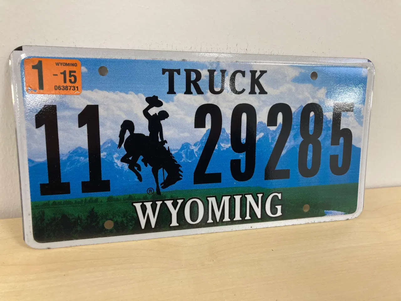 Billede 5 - Wyoming US nummerplade
