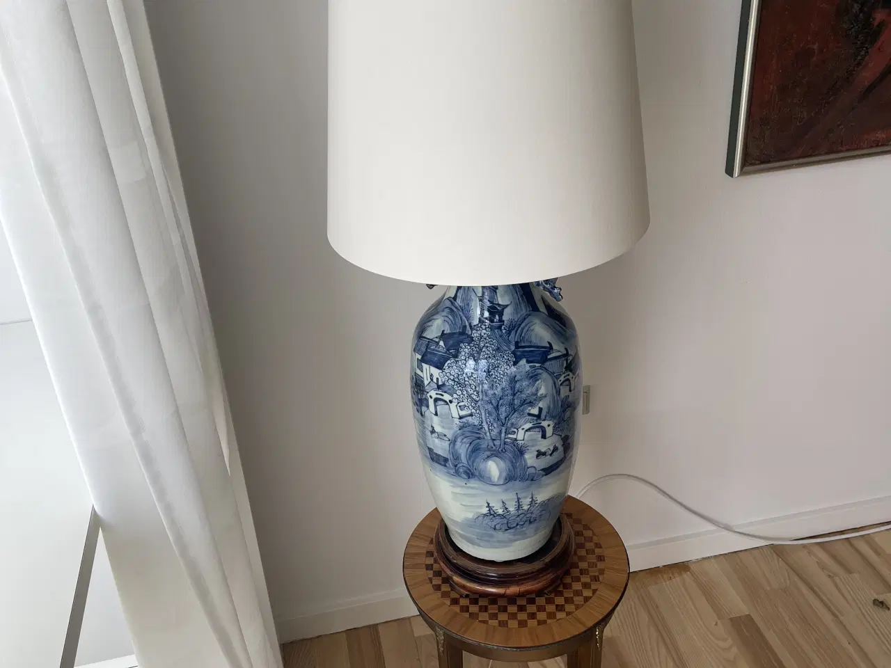 Billede 2 - Kina lamper str. 53 cm uden skærm 